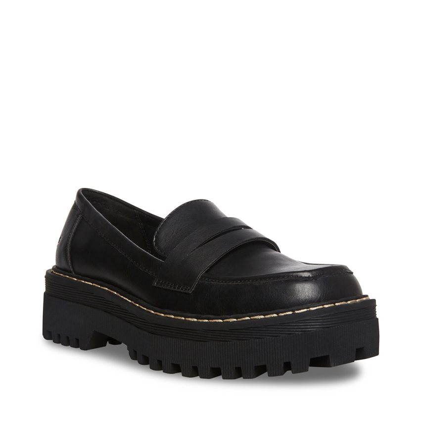 Zapatos Plataforma Steve Madden Haazel Mujer Negras | ES BKE213